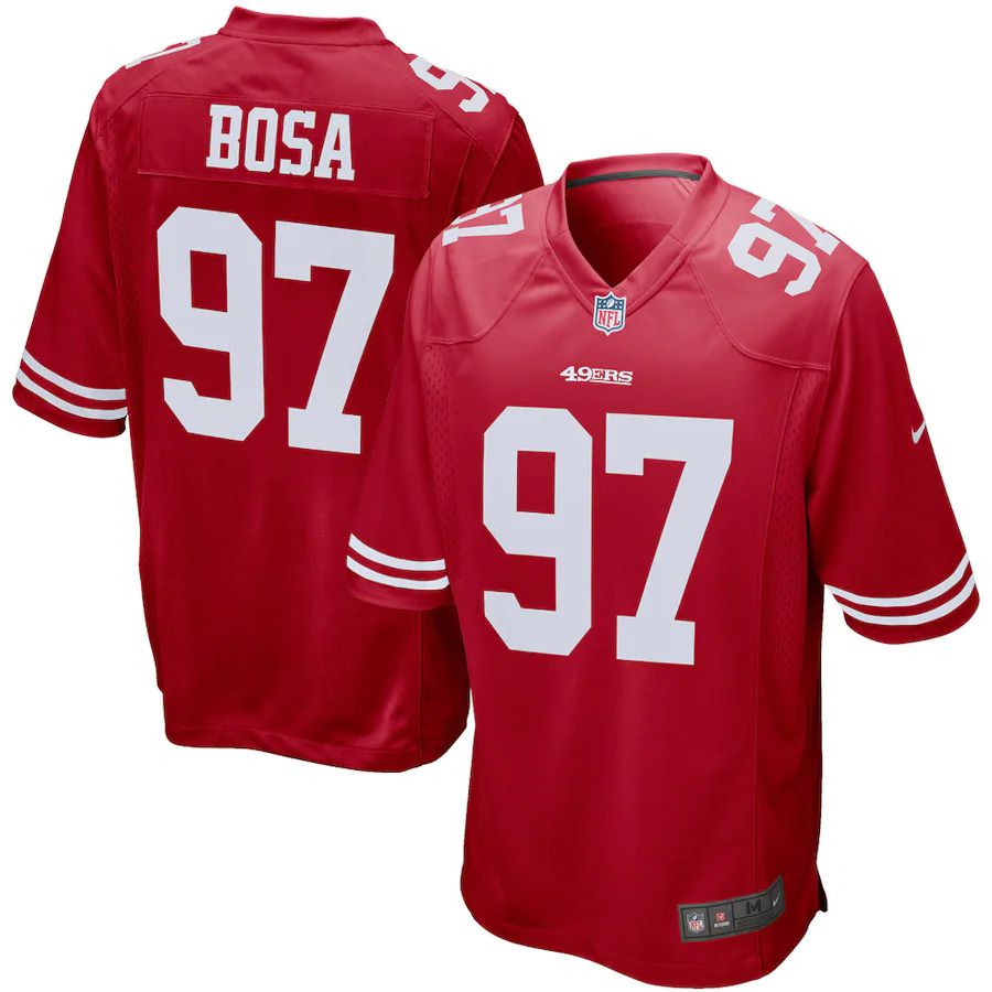Men San Francisco 49ers #97 Nick Bosa Scarlet Nike Game Player NFL Jersey